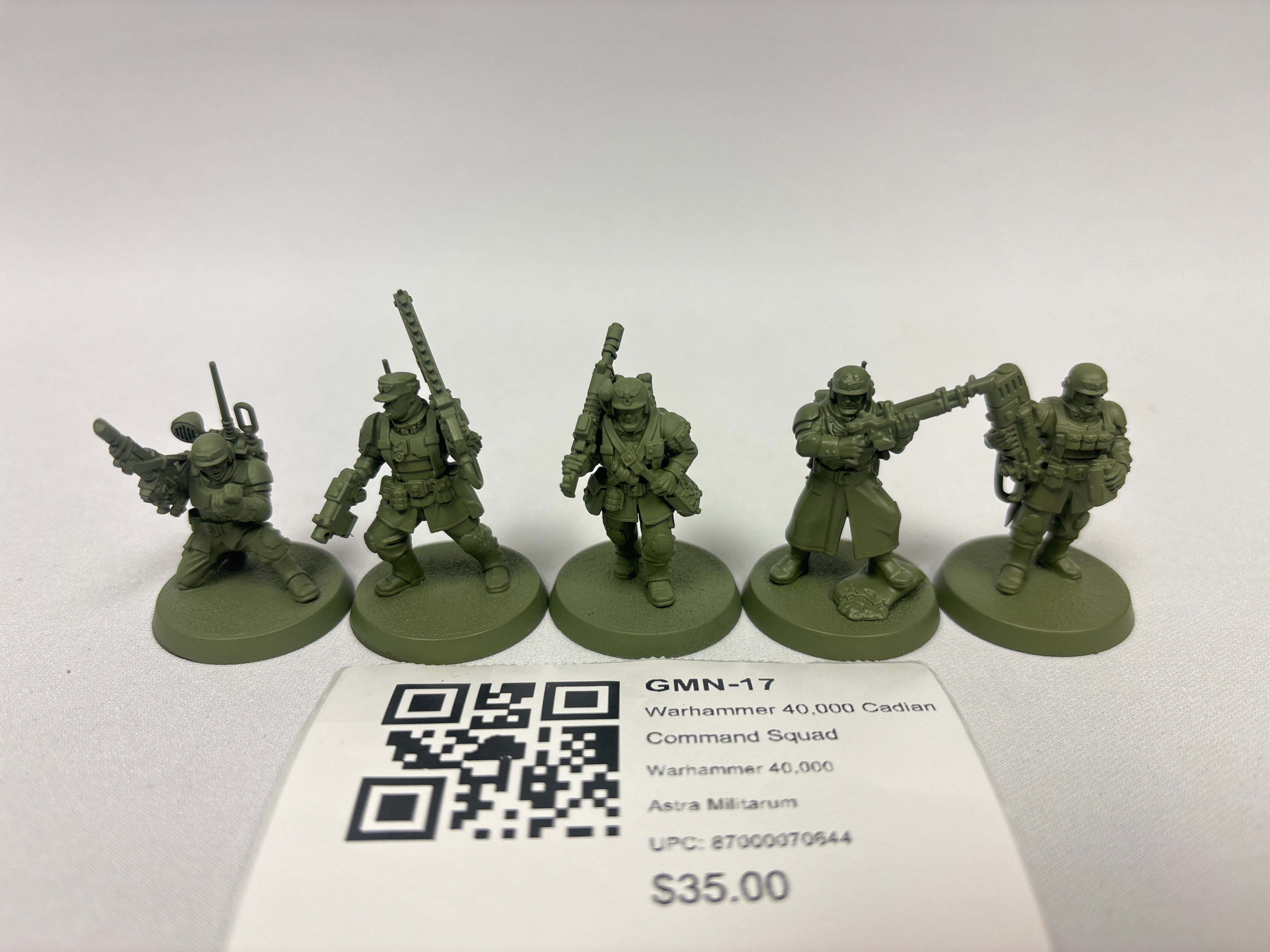 Warhammer 40,000 Cadian Command Squad GMN-17