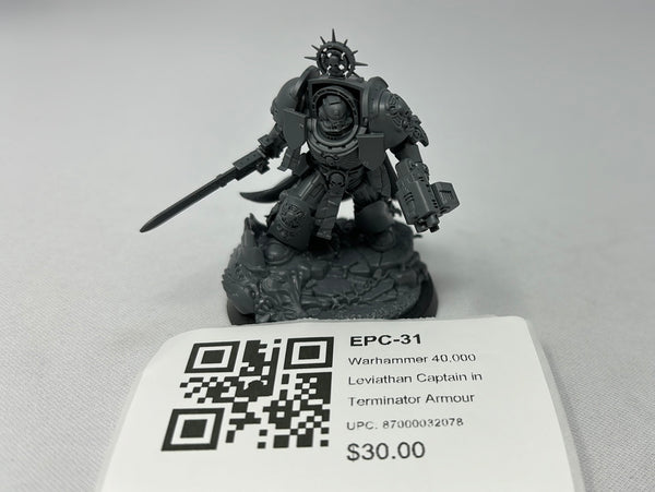 Warhammer 40,000 Leviathan Captain in Terminator Armour EPC-31