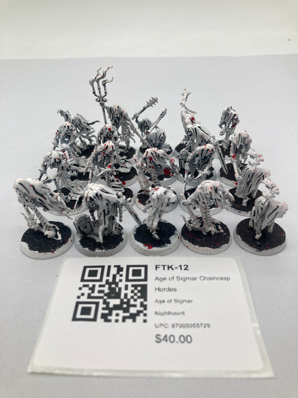 Age of Sigmar Chainrasp Hordes FTK-12