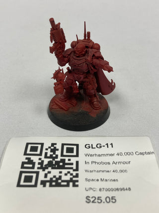 Warhammer 40,000 Captain In Phobos Armour GLG-11