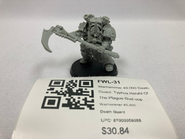 Warhammer 40,000 Death Guard: Typhus Herald Of The Plague God oop FWL-31