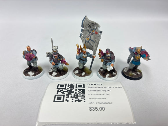 Warhammer 40,000 Cadian Command Squad GKA-12