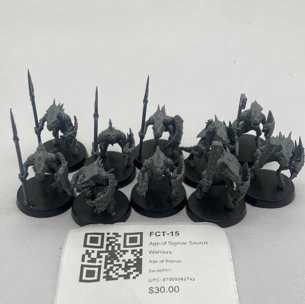 Age of Sigmar Saurus Warriors FCT-15