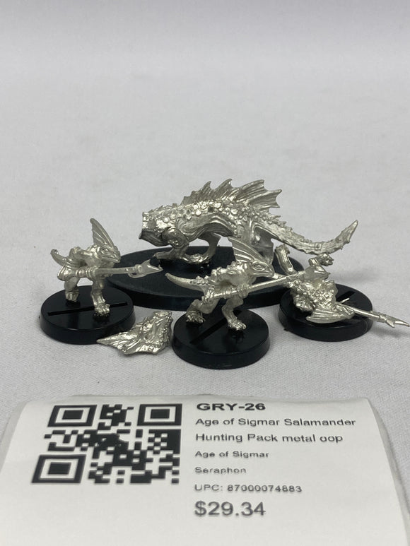Age of Sigmar Salamander Hunting Pack metal oop GRY-26
