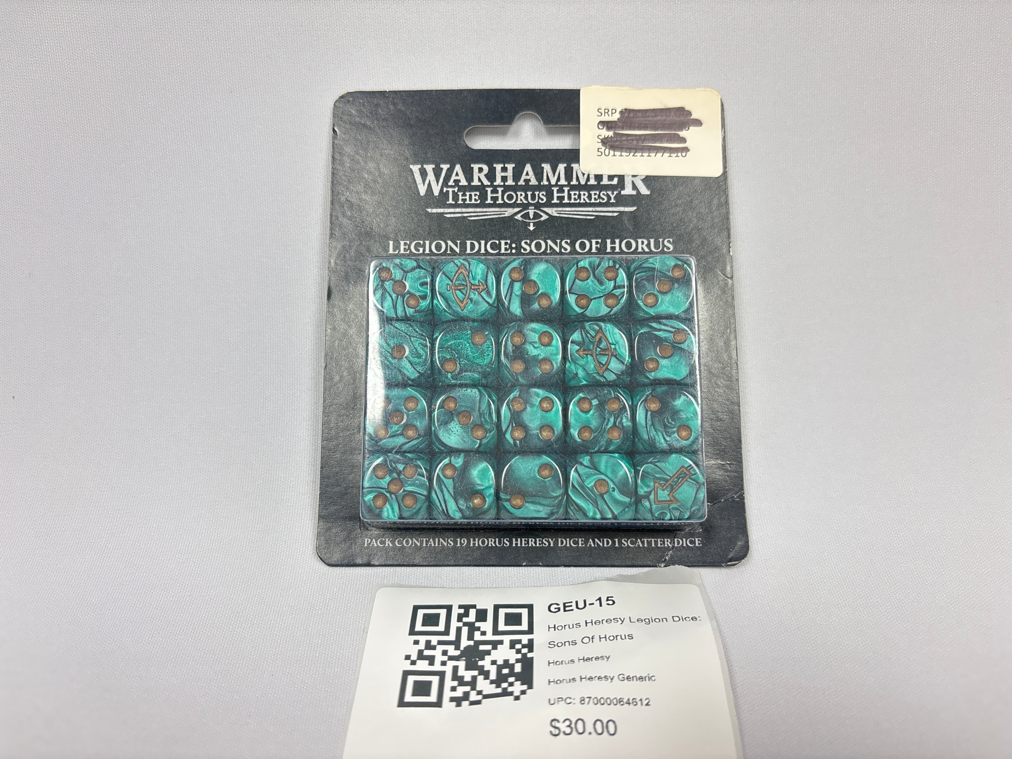 Horus Heresy Legion Dice: Sons Of Horus GEU-15