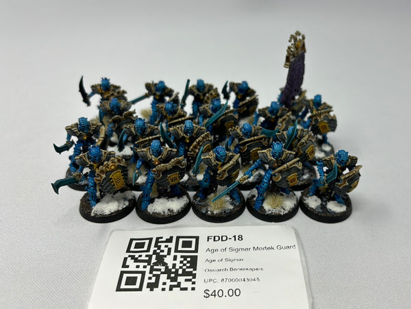 Age of Sigmar Mortek Guard FDD-18