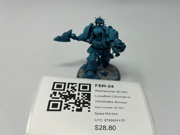 Warhammer 40,000 Leviathan Librarian in Terminator Armour FER-24