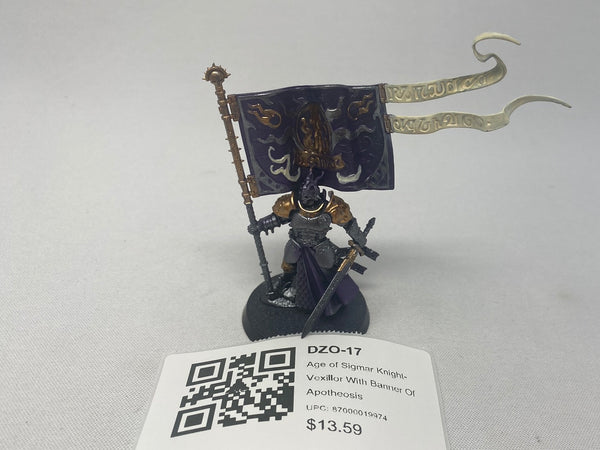 Age of Sigmar Knight-Vexillor With Banner Of Apotheosis DZO-17