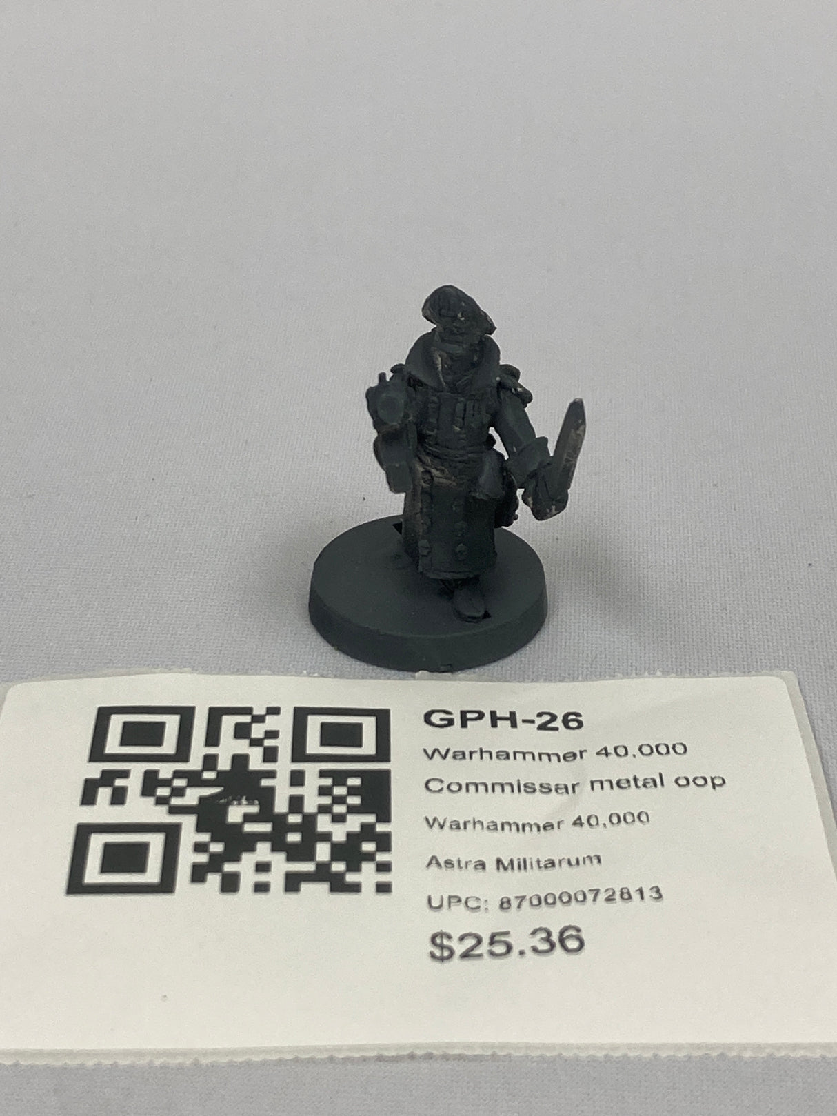 Warhammer 40,000 Commissar metal oop GPH-26