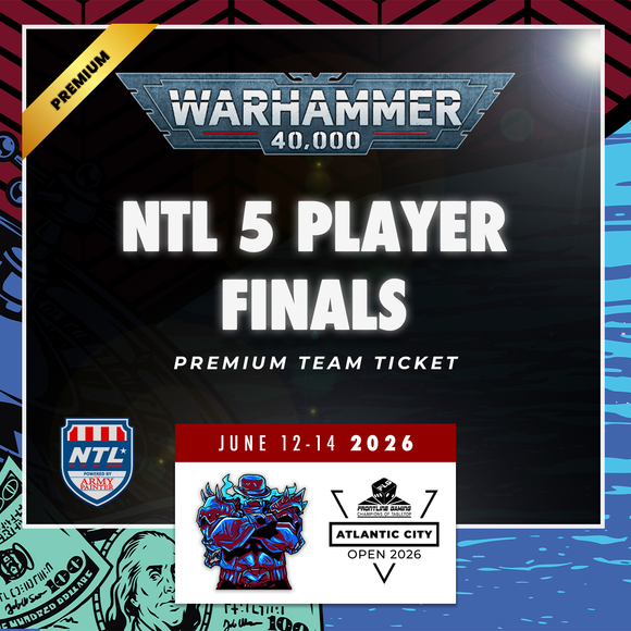 Atlantic City Open 2026 - NTL 5's FINALS - Premium Team Ticket