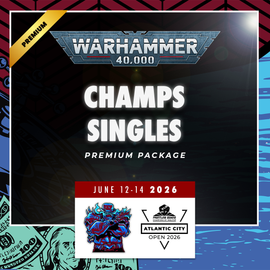Atlantic City Open 2026 - 40k Championships Premium Ticket