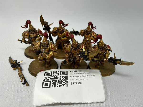 Warhammer 40,000 Custodian Guard Squad ERS-03