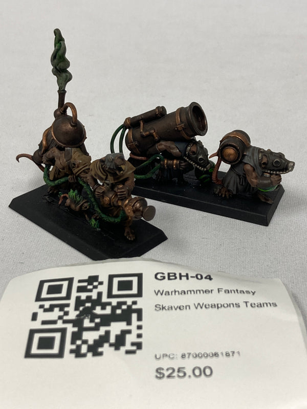 Warhammer Fantasy Skaven Weapons Teams GBH-04