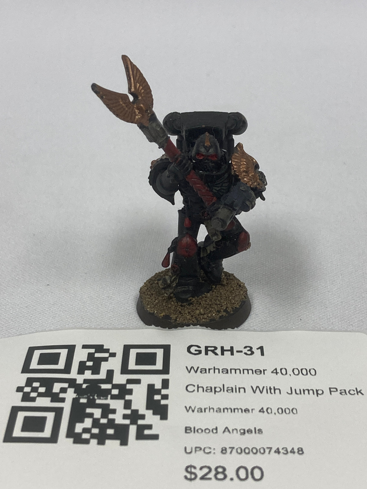 Warhammer 40,000 Chaplain With Jump Pack GRH-31
