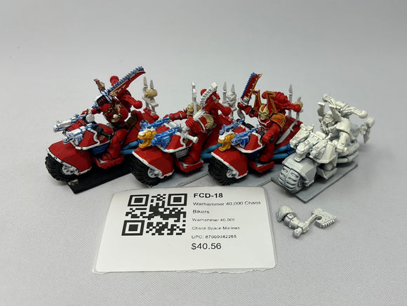 Warhammer 40,000 Chaos Bikers FCD-18