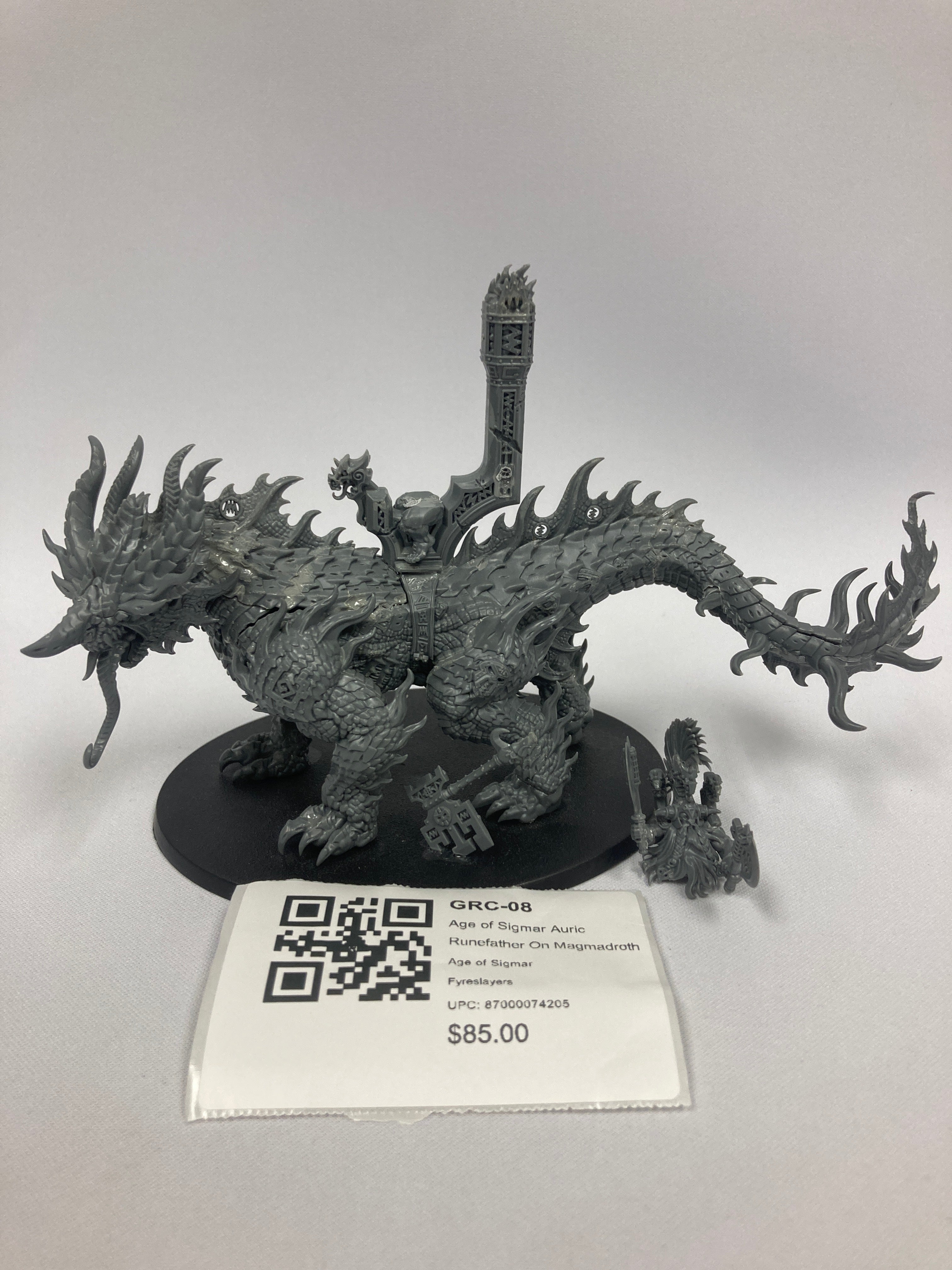 Age of Sigmar Auric Runefather On Magmadroth GRC-08
