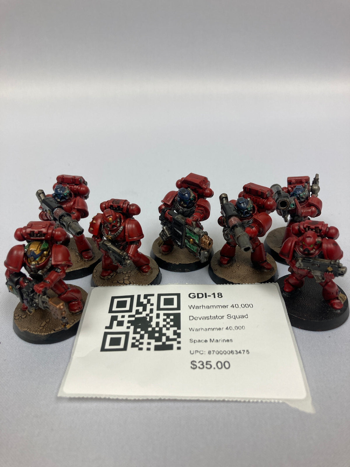 Warhammer 40,000 Devastator Squad GDI-18 – Frontline Gaming