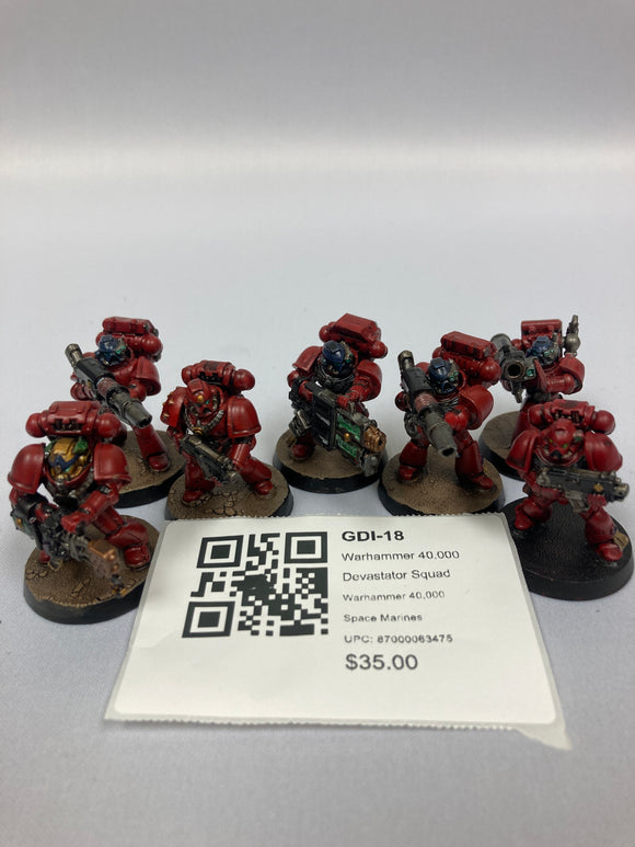Warhammer 40,000 Devastator Squad GDI-18