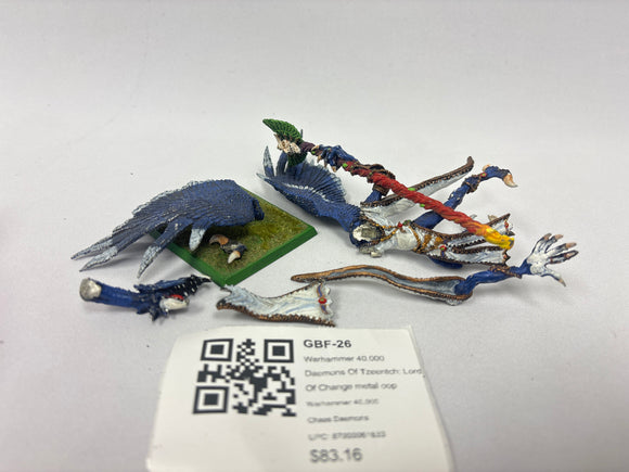 Warhammer 40,000 Daemons Of Tzeentch: Lord Of Change metal oop GBF-26