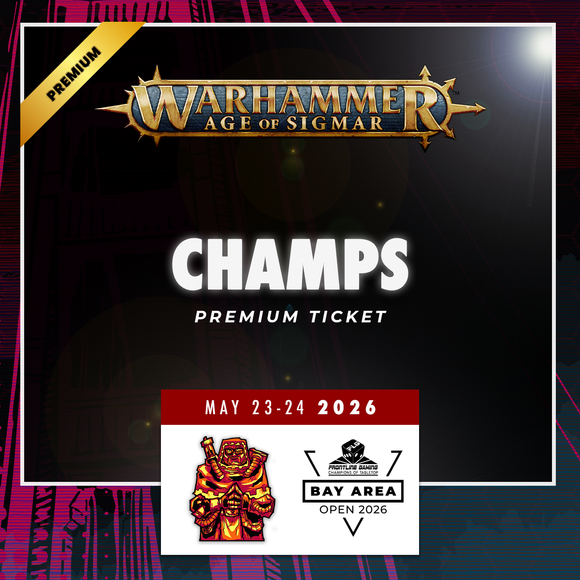Bay Area Open 2026 - Age of Sigmar Championships Ticket