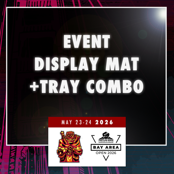 Bay Area Open 2026 - Event Display Tray + Mat Combo