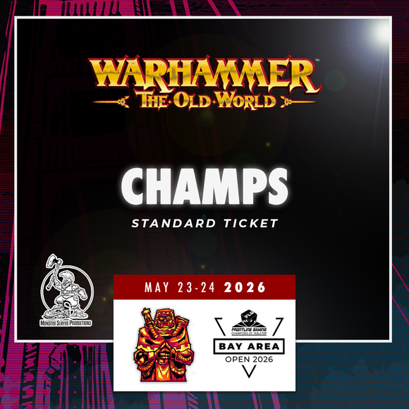 Bay Area Open 2026 - The Old World Championships (Ticket Only)