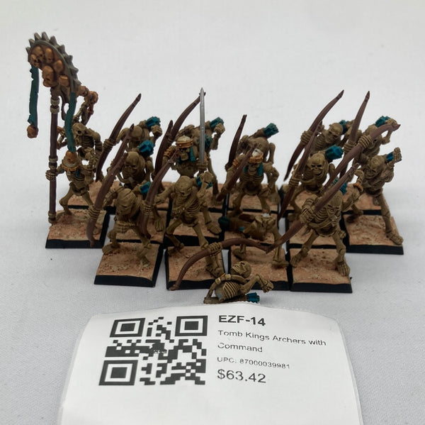 Tomb Kings Archers with Command EZF-14