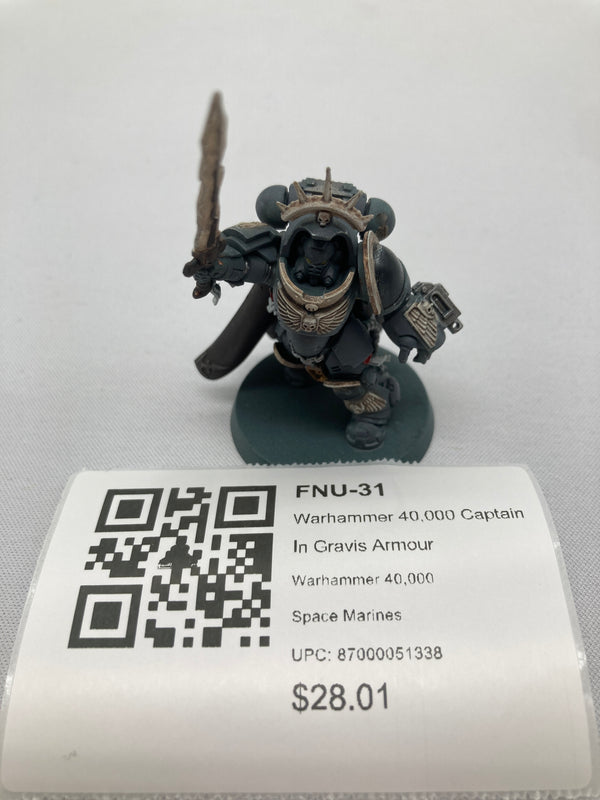 Warhammer 40,000 Captain In Gravis Armour FNU-31