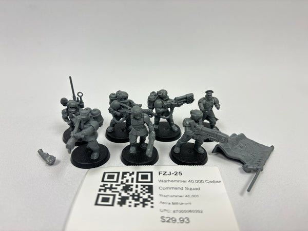 Warhammer 40,000 Cadian Command Squad FZJ-25