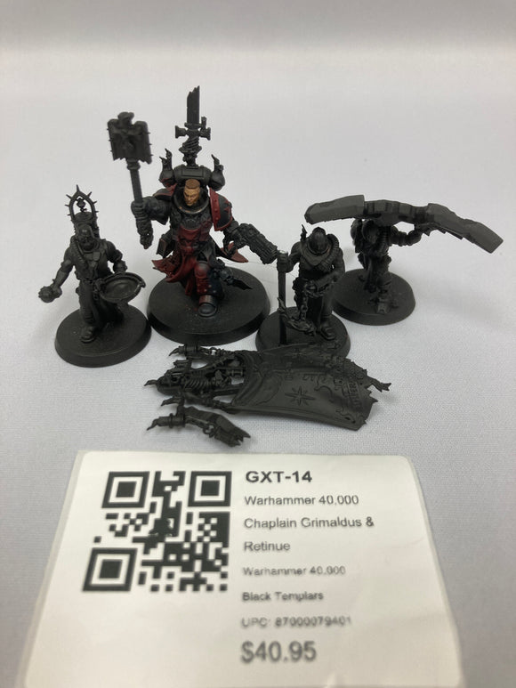 Warhammer 40,000 Chaplain Grimaldus & Retinue GXT-14