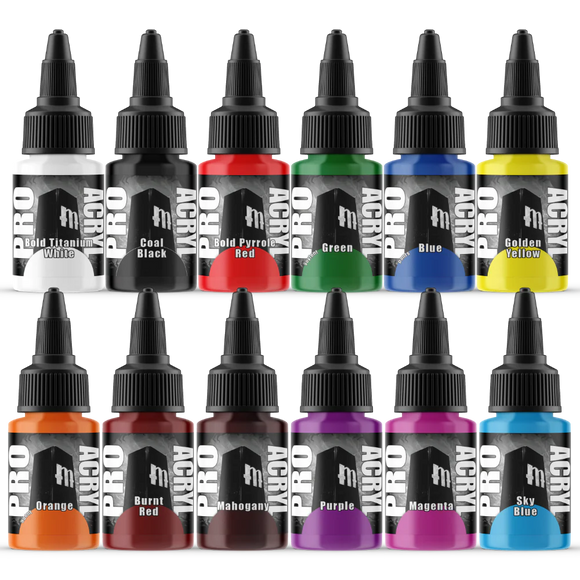 Pro Acryl Base Set – 24 Colors