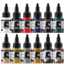 Monument Hobbies - Pro Acryl Starter Paint  & Brush Set-1