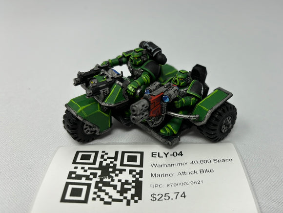 Warhammer 40,000 Space Marine: Attack Bike ELY-04