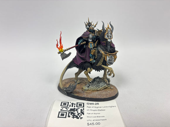 Age of Sigmar Lord-Vigilant on Gryph-Stalker GWI-28