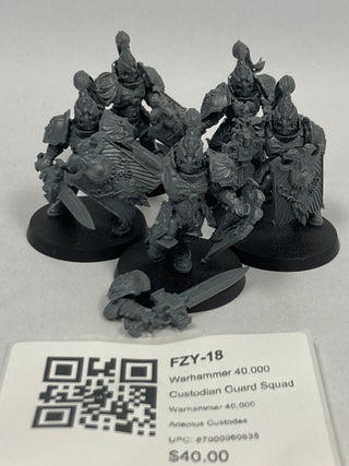 Warhammer 40,000 Custodian Guard Squad FZY-18