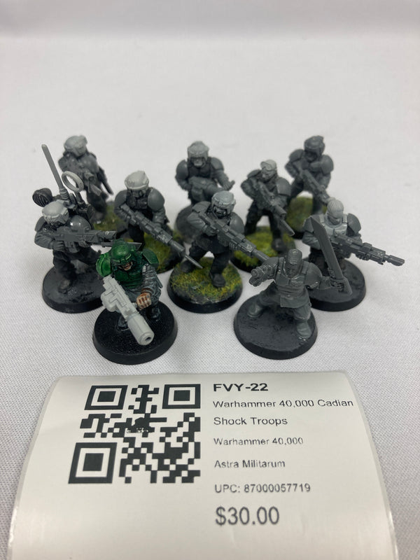 Warhammer 40,000 Cadian Shock Troops FVY-22