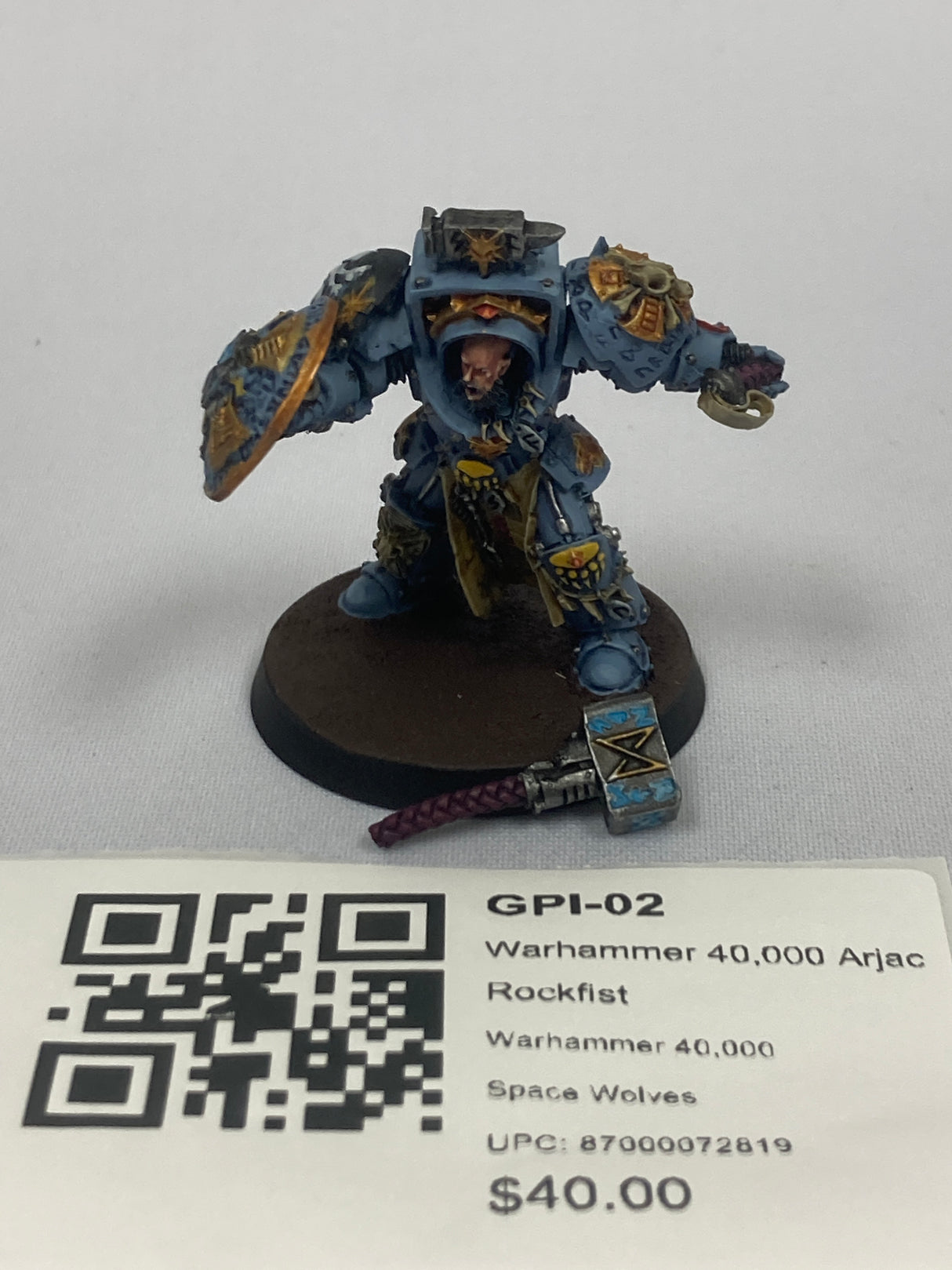 Warhammer 40,000 Arjac Rockfist GPI-02