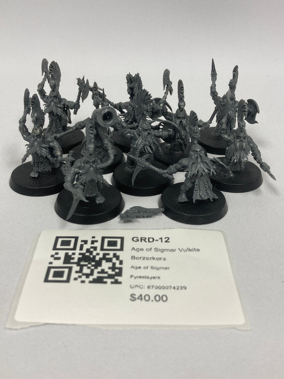 Age of Sigmar Vulkite Berzerkers GRD-12