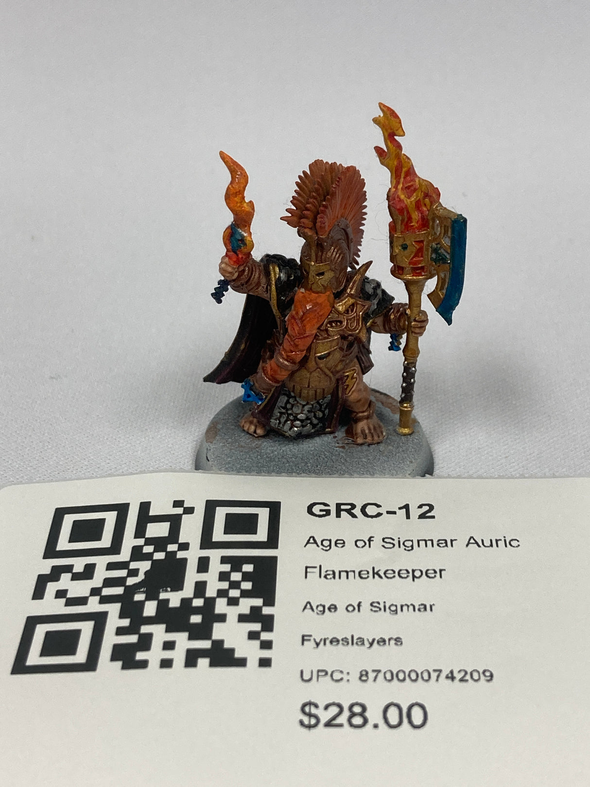 Age of Sigmar Auric Flamekeeper GRC-12