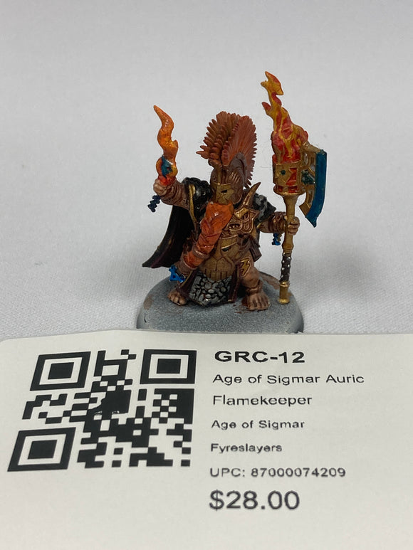 Age of Sigmar Auric Flamekeeper GRC-12