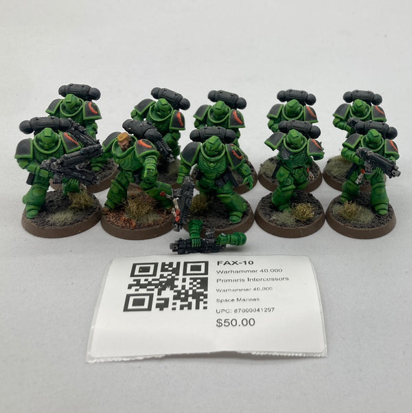 Warhammer 40,000 Primaris Intercessors FAX-10