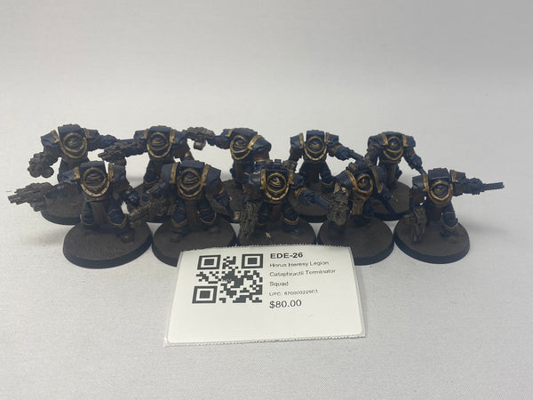 Horus Heresy Legion Cataphractii Terminator Squad EDE-26