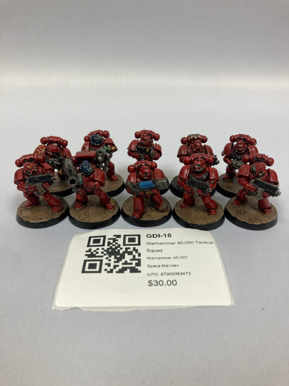 Warhammer 40,000 Tactical Squad GDI-16