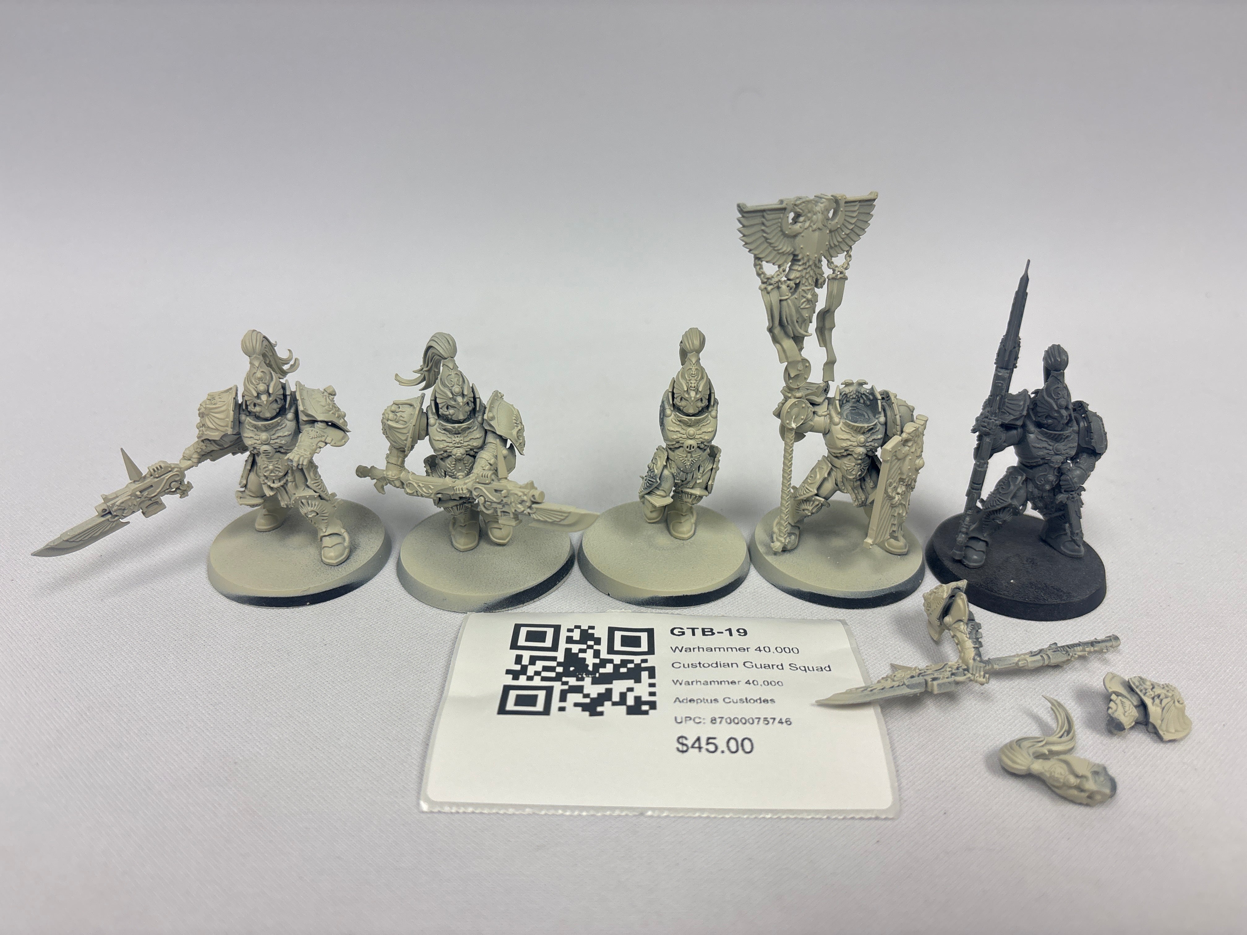 Warhammer 40,000 Custodian Guard Squad GTB-19