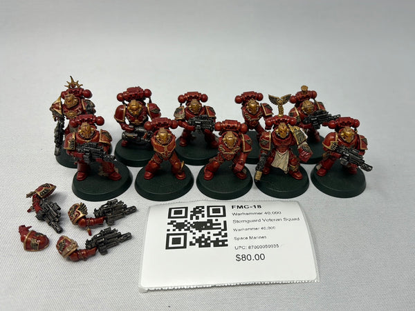 Warhammer 40,000 Sternguard Veteran Squad FMC-18