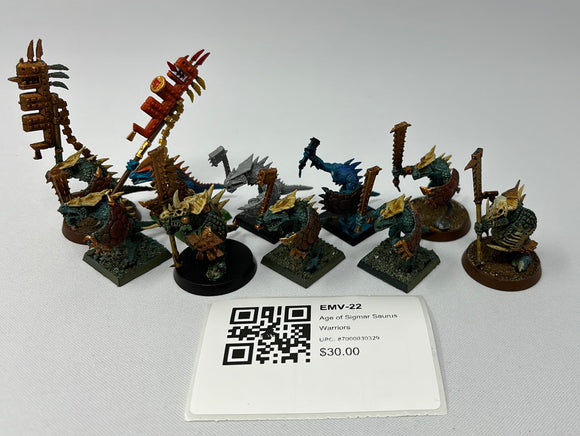 Age of Sigmar Saurus Warriors EMV-22