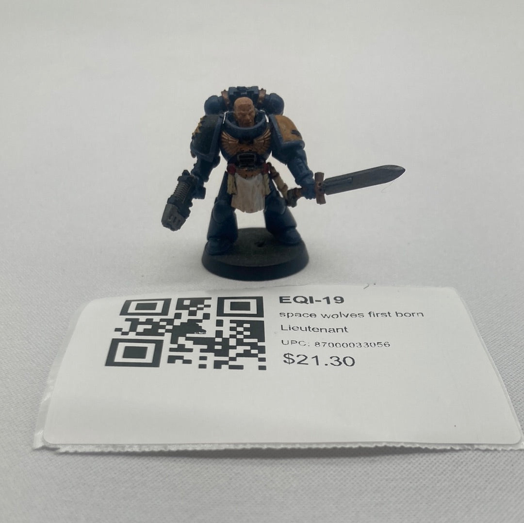 space wolves first born Lieutenant EQI-19