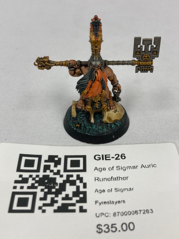 Age of Sigmar Auric Runefather GIE-26