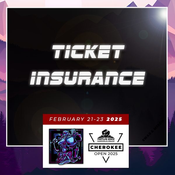 Cherokee Open 2025 - Ticket Insurance