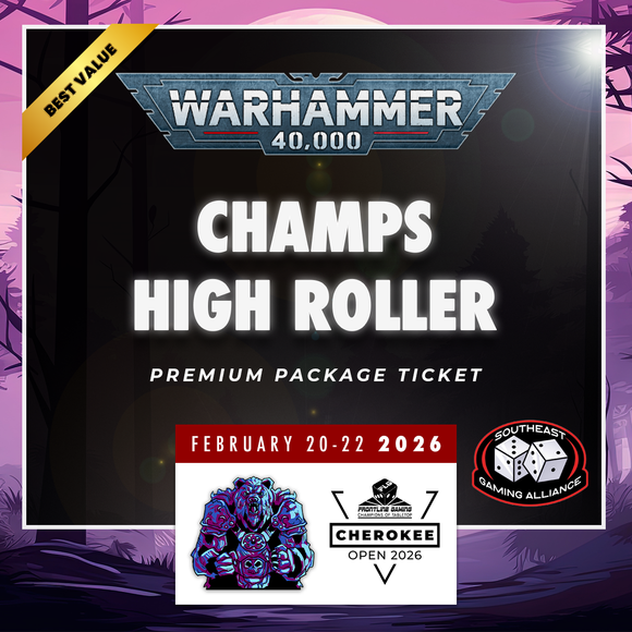 Cherokee Open 2026 - Warhammer 40k Championships VIP